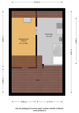 Floorplan - Pelikaanstraat 56, 9713 BX Groningen